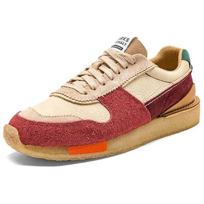 Originals Leather Vintage Casual Low-Top Shoes Unisex Sneakers Apricot-Red 261687794