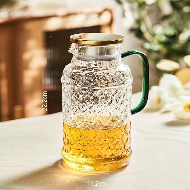 Heat-Resistant Borosilicate Glass Water Pitcher Single Pitcher