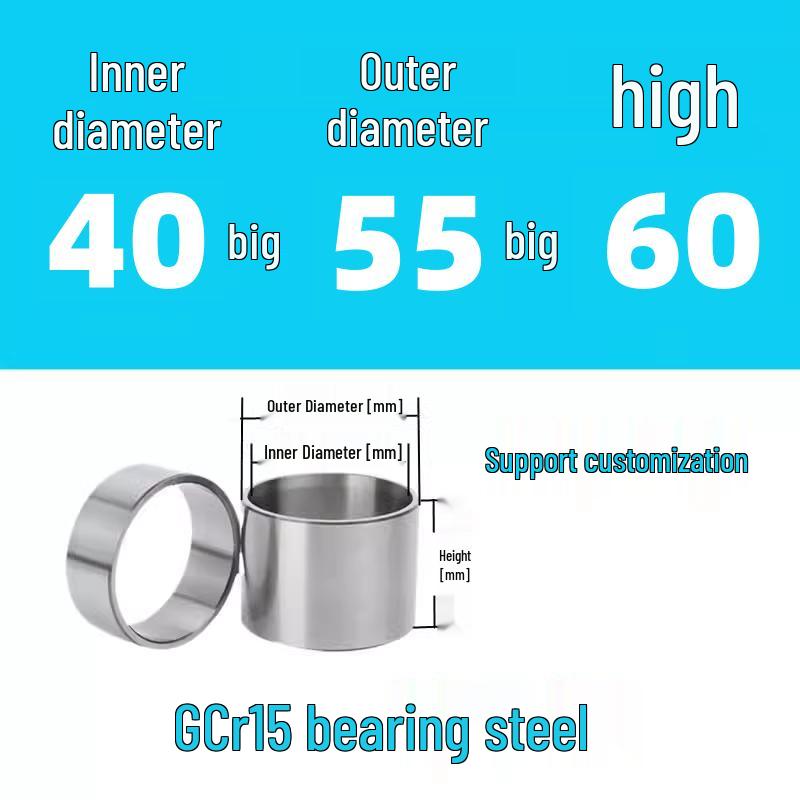 Steel Shaft Sleeve: Inner Diameter 30, Outer Spacer 48/50, Wear-Resistant for Removal and Guide Applications (Inner 35/37/38).