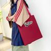 Four-Piece Backpack Set Letter Backpack Senior High School Student Schoolbag Unisex Large Capacity Lightweight Backpack