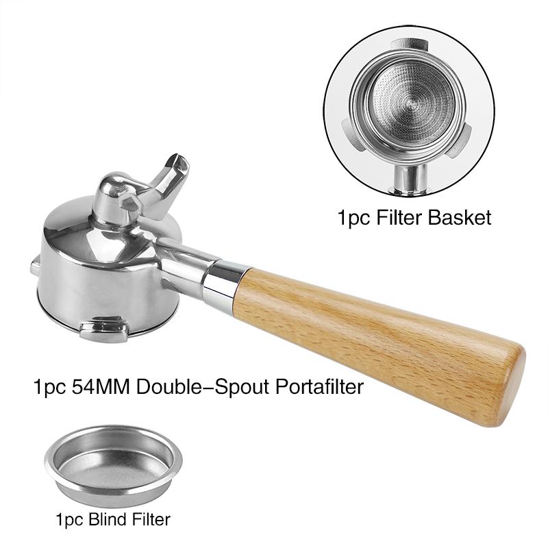 54MM Coffee Bottomless Portafilter For Sage Breville 870 878 880 Replacement Filter Basket Espresso Accessory Barista Tool