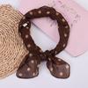 Lady Neckerchief Dotted Neck Scarf for Casual and Formal Attire Square Scarf