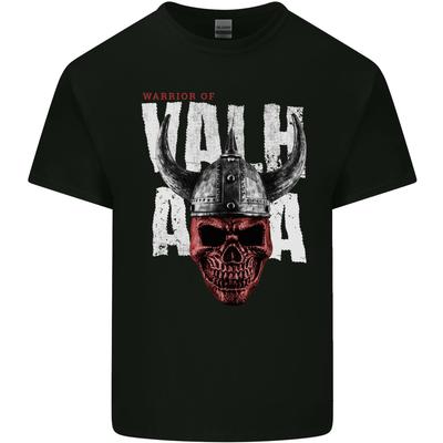 Viking Warrior Skull Valhalla Unisexs Light Cotton TShirt