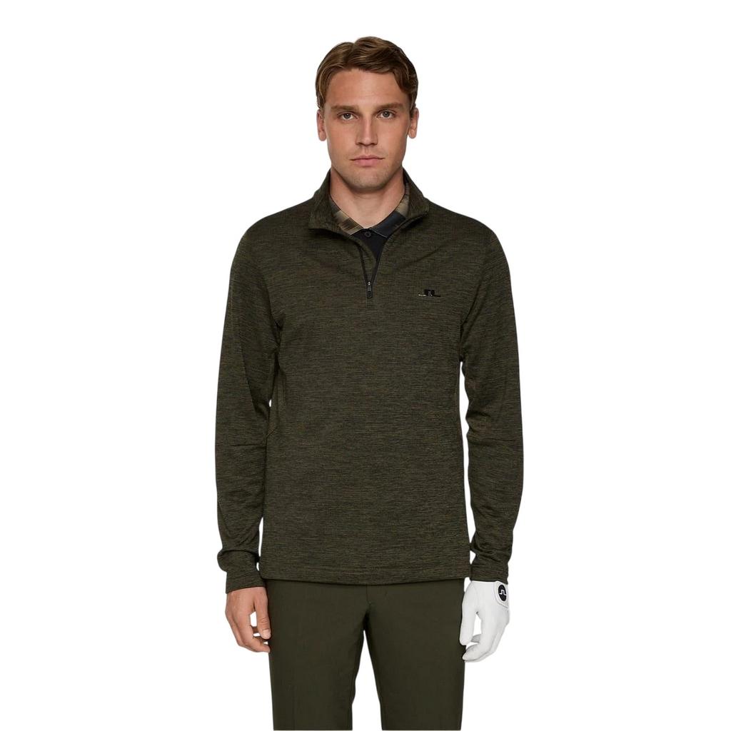 J.Lindeberg Mens Destry Zip Neck Sweatshirt