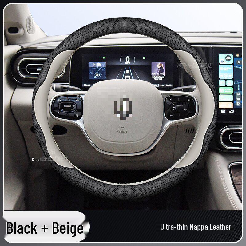 Vlastní potah volantu z pravé kůže pro modely Leapmotor B10/2026 v barvě Star Heng Purple