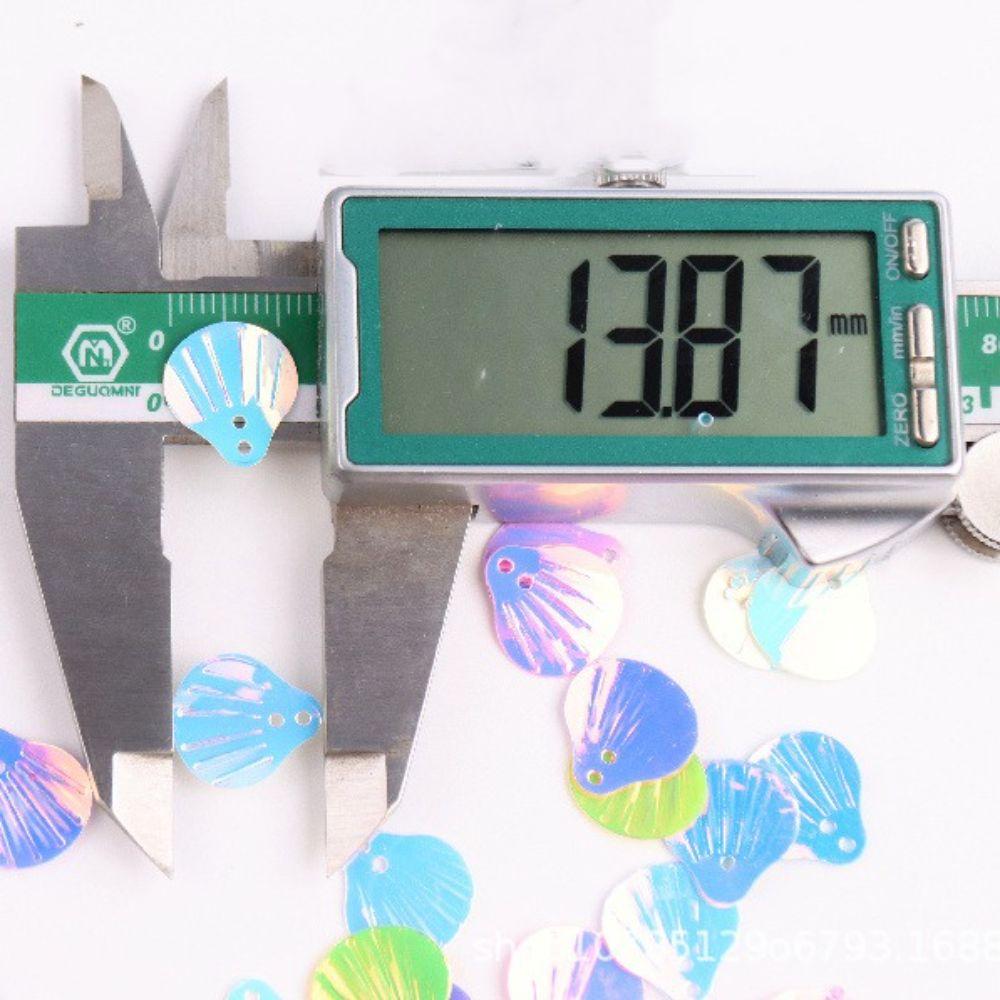 Shell Shape Mermaid Flake Glitter Auroral coloration Shell Sequins DIY Tools Nail Art Decor  Women