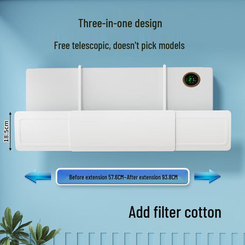

Yuanzu Universal 3-in-1 Air Conditioner Wind Deflector