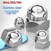 304 Stainless Steel Dome Head Decorative Nut Cap