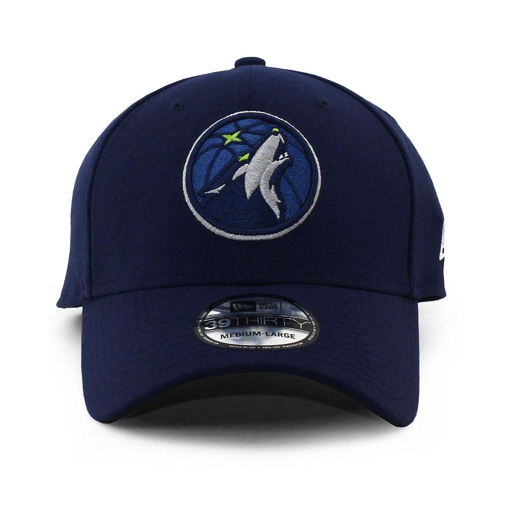 [New Era] Minnesota Timberwolves 39THIRTY [NBA TEAM CLASSIC FLEX FIT CAP] MINNESOTA TIMBERWOLVES Navy Hat Stretch Fit (SM (approx. 55.8-57.7cm), s)