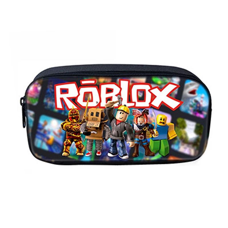 Plecak Roblox o dużej pojemności i z płynnie działającymi podwójnymi zamkami błyskawicznymi do szkoły i podróży