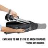 USA Gear Padded Tripod Bag with Expandable Compartment and Accessory Storage Genuine Japanese (Black Product)