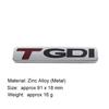 3D TGDI Letters Logo Car Sticker Tail Bumper Badge Auto Rear Trunk Emblem Accessories
