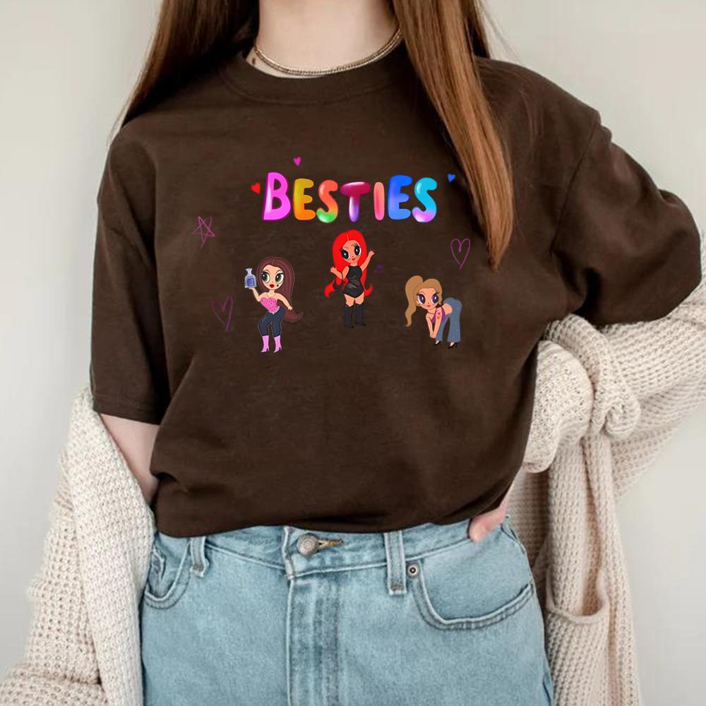 Karol G Tshirt Karol G Besties Shirt Y2k 90s Retro Graphic Tee Mañana Será Bonito 2023 Concert Shirt Shirts Cute Fans Tops Gift
