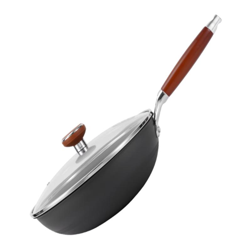 Shibazizu Master Art Titanium Non-stick Iron Wok