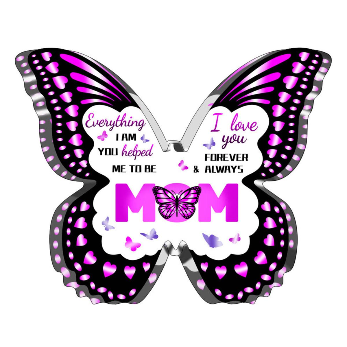 

Акриловое украшение «Бабочка» Yousheng, подарок маме от дочери или сына, прозрачное настольное украшение на День матери, подарок на День святого Валентина, день рождения A