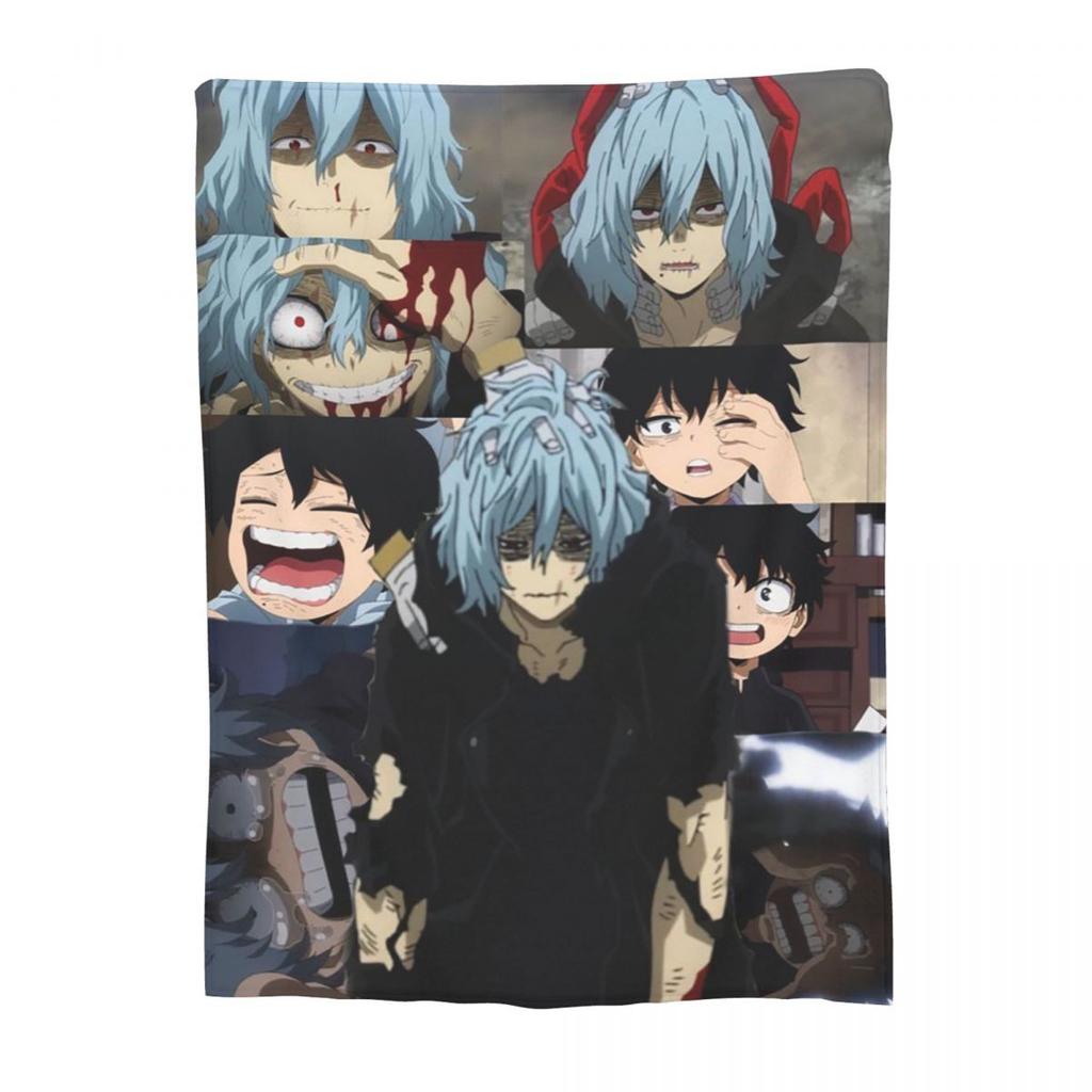Shigaraki Collage Blankets Soft Warm Flannel Throw Blanket Cover for Bed Living Room Picnic Travel Home Sofa