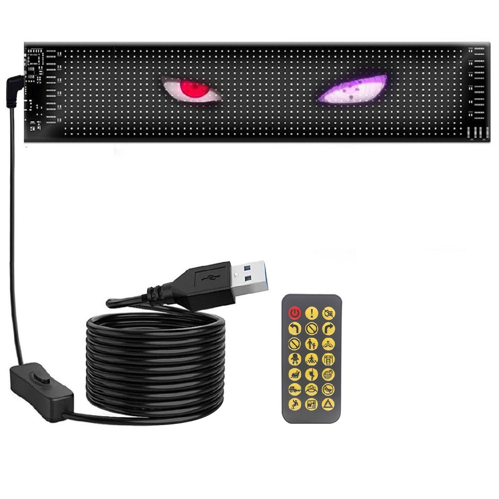 

Цветной мягкий экран для глаз автомобиля, программируемый ультратонкий гибкий светодиодный экран, светодиодный умный цветной мягкий экран для автомобиля своими руками B