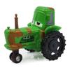 Children's Cartoon Tractor Toy Model - Green and White Alloy Simulation, Perfect Birthday Gift
