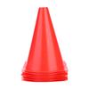 6pcs 18cm Soccer Training Cone Football Barriers Plastic Marker Holder Accessory (Red)