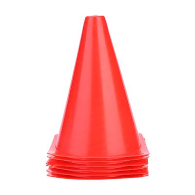 6pcs 18cm Soccer Training Cone Football Barriers Plastic Marker Holder Accessory