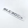 3D ABS Chrome Black Letters GLC300de GLC300e GLC350e  GLC400e 4Matic Emblem for Mercedes-Benz GLC X253 Car Trunk Logo Sticker PI1