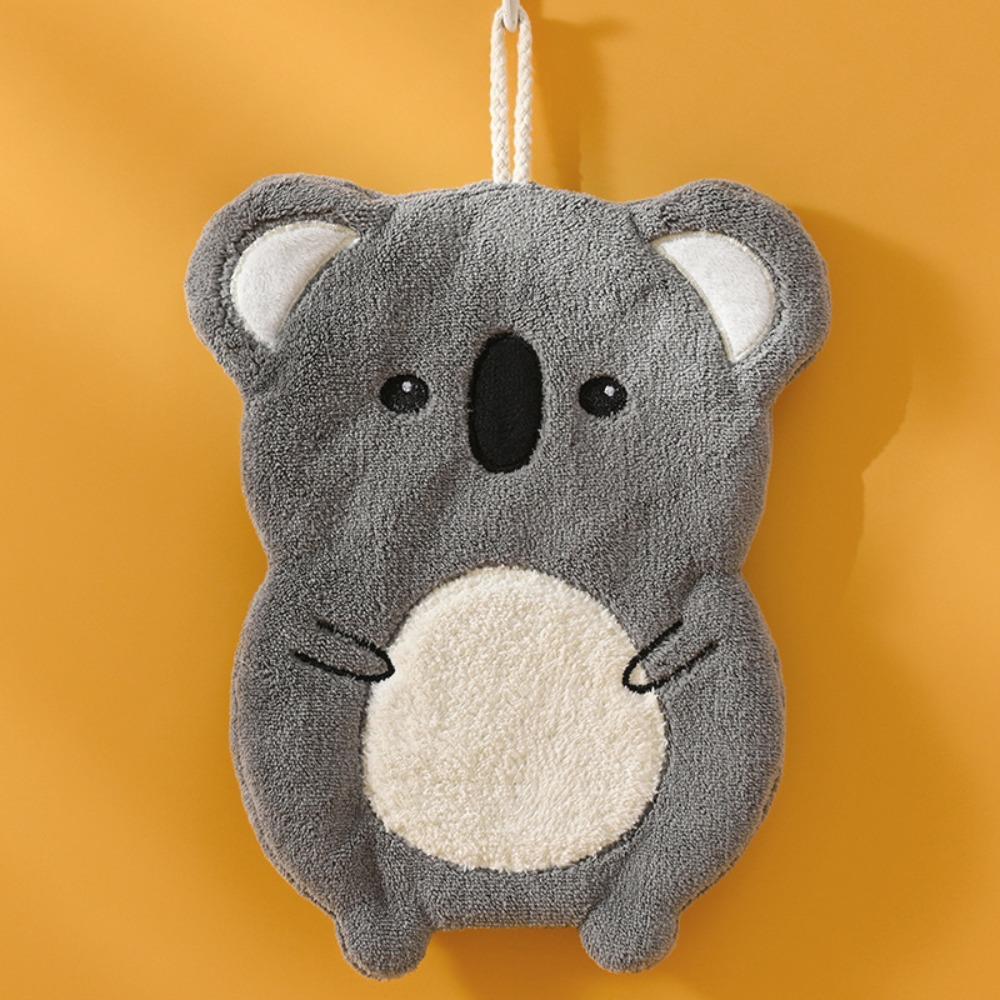 Cartoon Animal Coral Velvet Towel Quick Drying Hand Towel High Quality Cleaning Cloth Rag