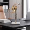 Geometric Sculpture Detailed Tabletop Decor Sturdy for Living Room, Hotel Lobby