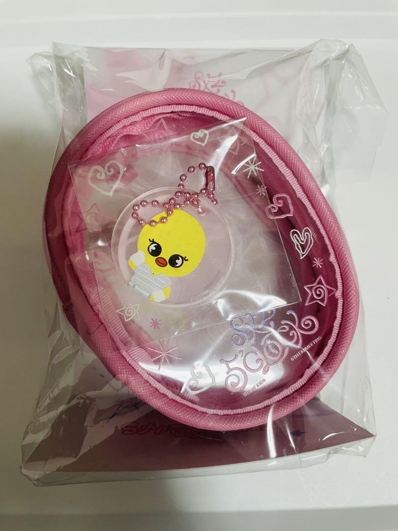 

[Б/У] Прозрачный кисет для фан-встречи Stray Kids Феликс с коллекционной карточкой