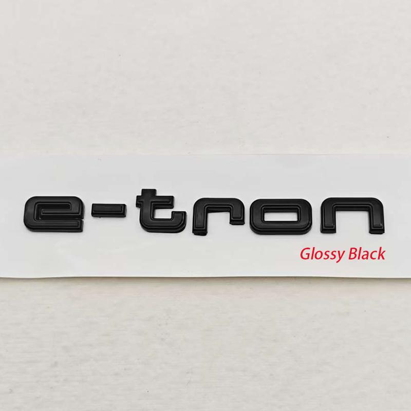 Nové 3D ABS Chromové Auto Písmena Logo e-tron Kufr Znak Odznak Samolepka Pro Audi 30 40 50 55 e-tron Q4 Q6 Q8 Quattro Příslušenství