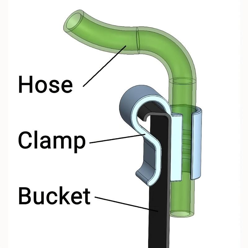 1pc Aquarium/Fish Tank Bucket-Style Water Hose Holder for Aquarium Water Changes