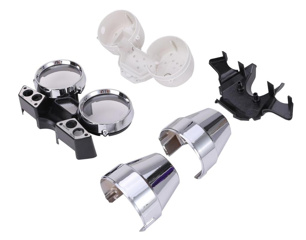 Yamaha meter chrome for XJR400 XJR1200 Aftermarket custom cover/meter case, plated, (early model), XJR400R, XJR400S, XJR400RR, 4HM, etc. part, part.