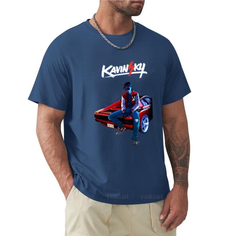 Kavinsky Tshirt Tshirts Man Quickdrying Tshirt Plain White T Shirts Men Tshirt Men Cotton Teeshirt