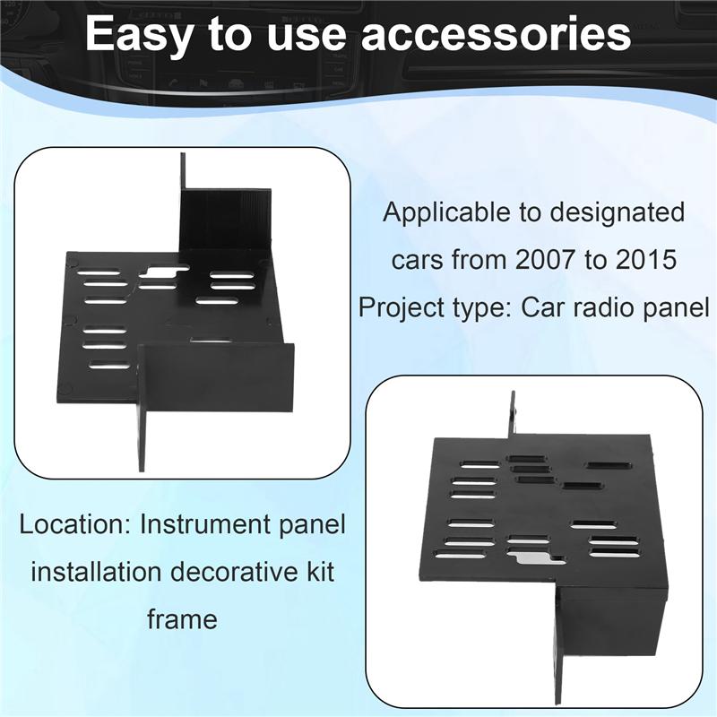 2Din Car Radio Fascia For Hyundai Starex/H1 DVD Stereo Frame Plate Adapter Mounting Dash tallation Bezel Trim Kit-A87Q