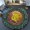 Underwater Mechanical Frame Round Area Rug Under Office Chairs Bedroom Living Room Home Decor