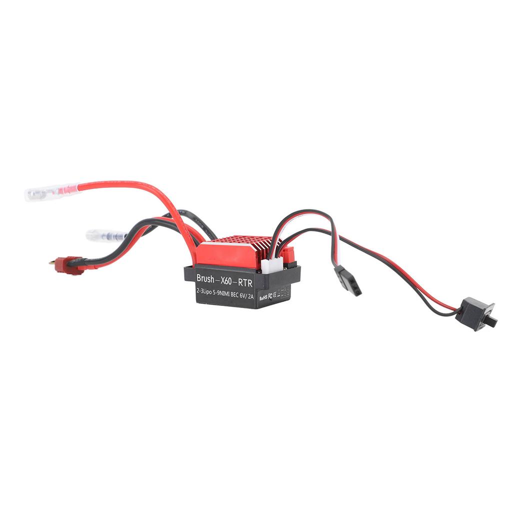 320A RC Brushed ESC Two Way Electronic Speed Controller with Brake for 1 10 RC Car Boat