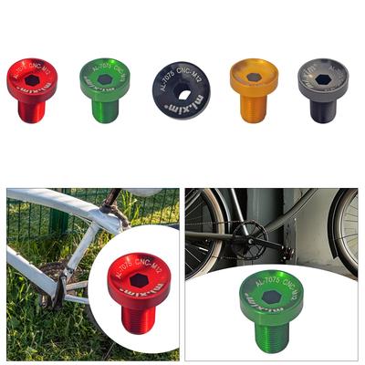 Parafuso de Movimento Central de Bicicleta, Parafuso de Braço de Pedivela Sextavado 6mm para Eixo de Bicicleta