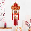 Chinese New Year Hanging Decorations 100x33cm Bedroom Housewarming Farmhouse Celebration Holiday with Tassels Fu Characters
