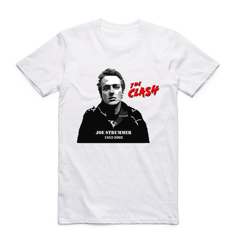 2019 Men And Women Print Music Band The Clash - Joe Strummer Fashion T Shirt O-Neck Short Sleeve Summer Casual T-shirt HCP960