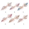Crystal Pearl Hairpin Holiday Wedding Engagement Decoration Fashion Hair Clip Portable Accessories for Girls Women