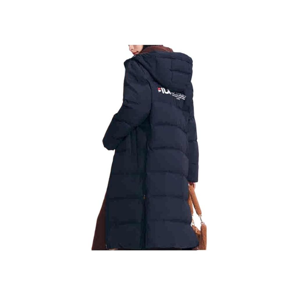 Fila Mid-Length Warm Down Jacket Women Outerwear Legendary-Blue F11W048956FNV