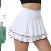 Sun Protection Pleated Sports Skirt for Running, Golf, Badminton & Tennis