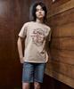 Mc Wood Gun Lydia 3625 Pigment Mermaid Semi-Overfit Cream Short Sleeve Tee