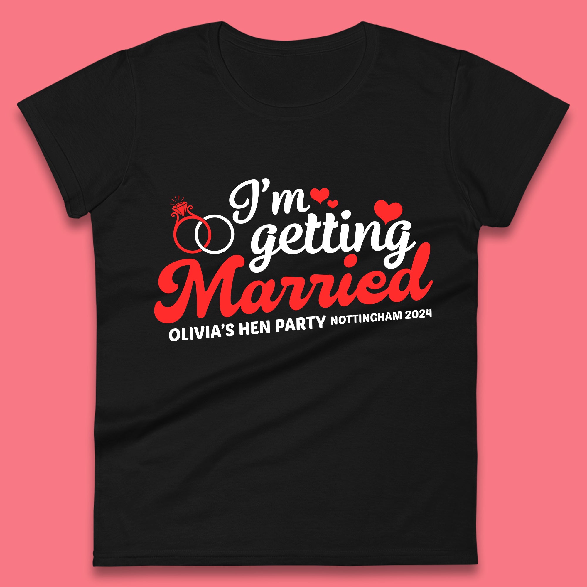 Personalised I m Getting Married Womens T-Shirt Mens Tops Tees Unisex 3XL