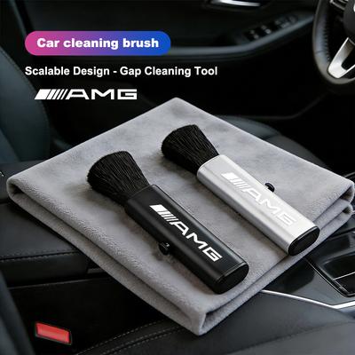 Car Air Vent Cleaning Brush Auto Interior Dust Removal Tool Towel For Mercedes Benz AMG W223 W213 W206 W464 W247 W167 W166 W222 U3