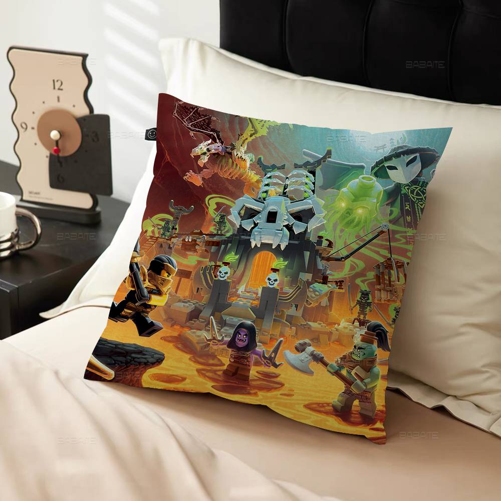Мультяшная наволочка для подушки с принтом Ninjagos, декоративная наволочка для подушки, чехол для подушки на диван 30cmx30cm