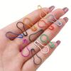 100pcs Colorful Knitting & Crochet Stitch Marker Tags Durable Metal Safety Pins for Sewing, Crafts, DIY Projects Ideal for Organizing Threads & Yarns