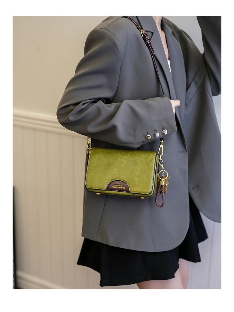 Color Block Urban Minimalist Women's Crossbody Shoulder Bag