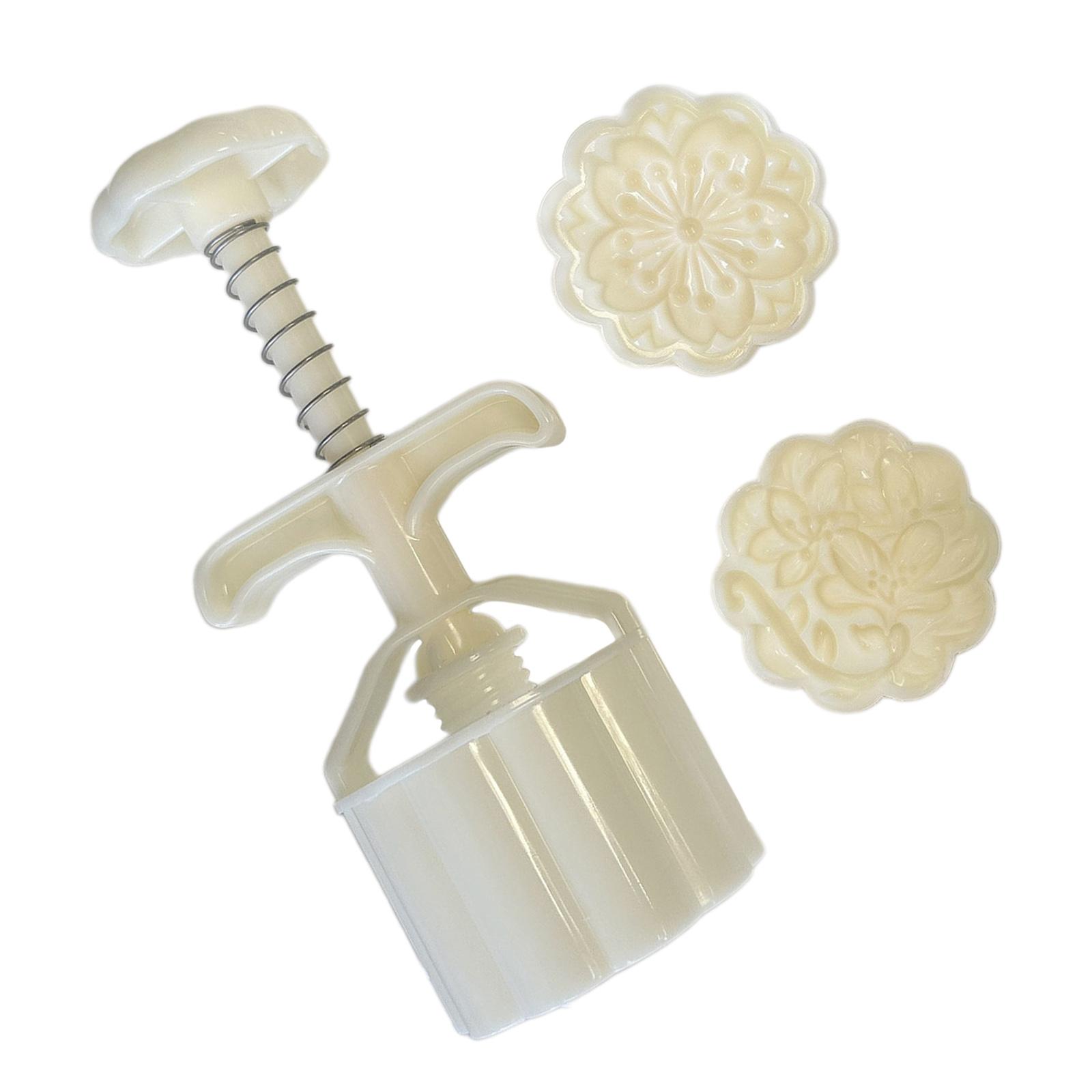 

Прочный ручной пресс для десертов DIY-инструмент Нежные узорчатые формы для изготовления лунных пряников Ручной пресс для лунных пряников Embosser