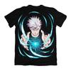 Jujutsu Kaisen Gojo Satoru Unisex Pure Cotton T-shirt 2026 Summer Hot Anime Print Round Neck Loose Family Short Sleeved Top