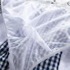Men's Gingham Check Casual Shorts – Elastic Drawstring Waist Pocket Shorts for Summer Daily & Streetwear